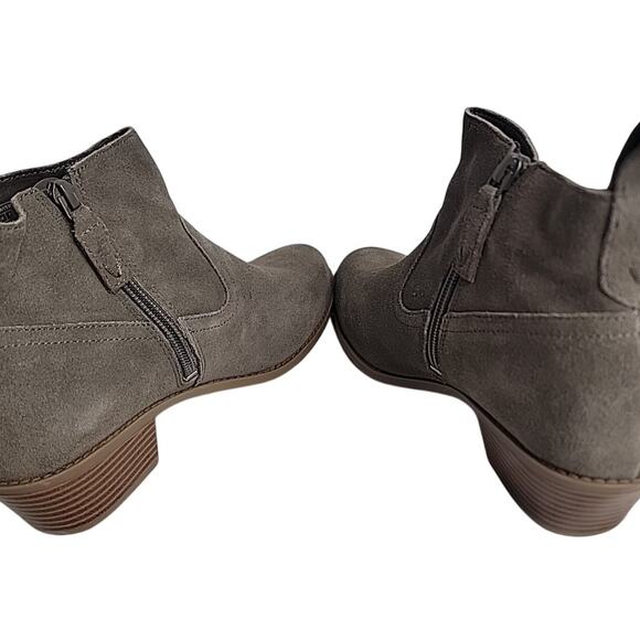 Vionic Water Resistant Suede Ankle Boots - Vera Gray Women's US 8 - Picture 9 of 9